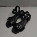 Ruiee Women's Heels Chunky Heeled Sandals for Women, Summer Block Low Heels Ankle Strappy Square Open Toe Dressy Wedding Womens Sandals, Size 10