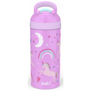 Zak Designs Fanciful Unicorn Stainless Steel Double Wall Vacuum Atlantic Bottle, 14oz Zak Designs Fanciful Unicorn Stainless Steel Double Wall Vacuum Atlantic Bottle, 14oz