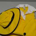 fun shack Adult Yellow Man Costume, Mens Zoot Suit, 90s Movie Character Costume For Men, Halloween Costume L 