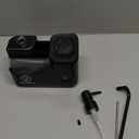 Kitchen Soap Dispenser Set (Black)  4 in 1 Dual Pump Bottles with Sponge Caddy, Brush Holder, Towel Bar & Drain Rack  Space-Saving Countertop Organizer for Sink & Bathroom