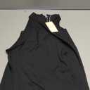 ALENDA DANMOS Women's Sleeveless Bodycon Halter High Neck Midi Dress Thigh High Slit Cocktail Party Dress 193(Large, Black)