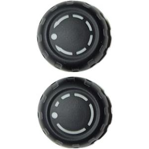 (2) Genuine VOLUME KNOB BUTTONS for PORSCHE 997 PCM RADIO NAVIGATION 911 CARERRA