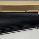 LazBlinds No Tools No Drill Cordless 1" Vinyl Mini Blinds, 100% Blackout Blinds for Indoor Windows, Room Darkening Privacy Window Blinds and Shades for Interior, 23" W x 64" H, White