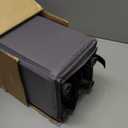 Pamo Babe Compact Pack and Play - Portable Crib for Baby, Lightweight Foldable Travel Playard with Mattress Pad & Carry Bag, Safe Breathable Travel Bed for Home, Trips & Family Visits, Cute Pattern (Grey)