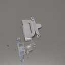 Prime-Line F 2686 Sliding Window Slam Latch, 3-5/8 In. Hole Centers, Fits Vertical Sliding Windows by International Window Corporation (IWC), Diecast Zinc, White (Single Pack)