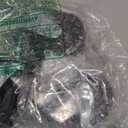 HOLKIE Caster Wheels 3 inch Locking Stem Casters, 3/8" -16 x 1-1/2" (Stem Diameter 3/8", Stem Length 1-1/2") Threaded Stem Casters Swivel Casters Set of 4 Heavy Duty Castors Black