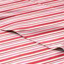 Queen Candy Cane Stripe Sheet Set - Holiday Xmas Pattern Bedding Set - Deep Pockets - Snug Fit - 4PC - Wrinkle Free & Easy Care - Comfy Festive Winter - Holiday Sheets for Women, Men, Kids & Teens