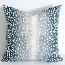 AnnabelBleu Decorative Pillow Cases 2 Pack 20 Inch Blue