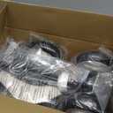 Colorful Lighting Baby Balance Bike Toys for 1 Year Old Boy Gifts, 10-36 Month Toddler Balance Bike, No Pedal 4 Silence Wheels&Soft Seat First Riding on Toys, One Year Old Boy Birthday Gifts. (Black)