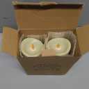 Rechargeable Flameless Candle, Realistic 3D Flickering Warm Flame, LED Candle with Remote Control & Timer for Holiday, Wedding, Patio and Home Decoration (Set of 3)