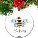 2025 Honey Bee Christmas Decor - Cute Bumblebee Tree Ornament, Bee Farm & Apiary Themed Gift for Bee Lovers, Festive Holiday Decoration (23)