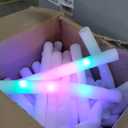 SHQDD  LED Foam Halloween Glow Sticks, Foam Light up Sticks Bulk Party Pack with 3Modes Colorful Flashing, Glow in The Dark Party Supplies for Parties, Wedding, Birthday, Raves,Concert, New Year