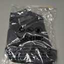 COZYEASE Men's Graphic Crewneck Sweatshirt Color Block Long Sleeve Thermal Pullover Tops Streetwear Dark Grey Small