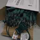 PREXTEX 100 Count Clear Christmas Lights - 20 ft Ultra Bright String Lights with Green Wire for Indoor and Outdoor Use, Christmas Trees, Holidays, Patios and Garden