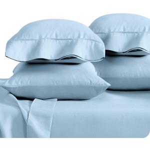 Bare Home Microfiber Bulk Pillow Cases - Standard/Queen Size Set of 4 - Cooling Pillowcases - Double Brushed - Light Blue Pillowcases 4 Pack - Easy Care (Standard - 4 Pack, Light Blue) Bare Home Microfiber Bulk Pillow Cases - Standard/Queen Size Set of 4 - Cooling Pillowcases - Double Brushed - Light Blue Pillowcases 4 Pack - Easy Care (Standard - 4 Pack, Light Blue)