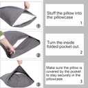 NTBAY Queen Pillowcase Set - 4 Pack Brushed Microfiber 20x30 Pillowcases - Soft, Wrinkle-Free, Fade-Resistant, Stain-Resistant, Navy Blue Pillowcases with Envelope Closure - 20x30 Inches, Navy Blue