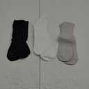 BONANGEL Pilates Socks with Grips for Women, 3 Pairs Women's Grippy Yoga Ballet Barre Hospital Gym Athletic Socks (5-9, 3pairs-black+white+grey)