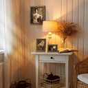 ArtbyHannah 2 Pack 5x7 Picture Frame Set, Rustic Picture Frames with Farmhouse Brown Texture for Tabletop Display or Wall Mount in Home Decor