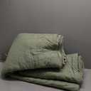 Beatrice Home Fashions Down Alternative Solid Color Blanket, Full/Queen, Sage