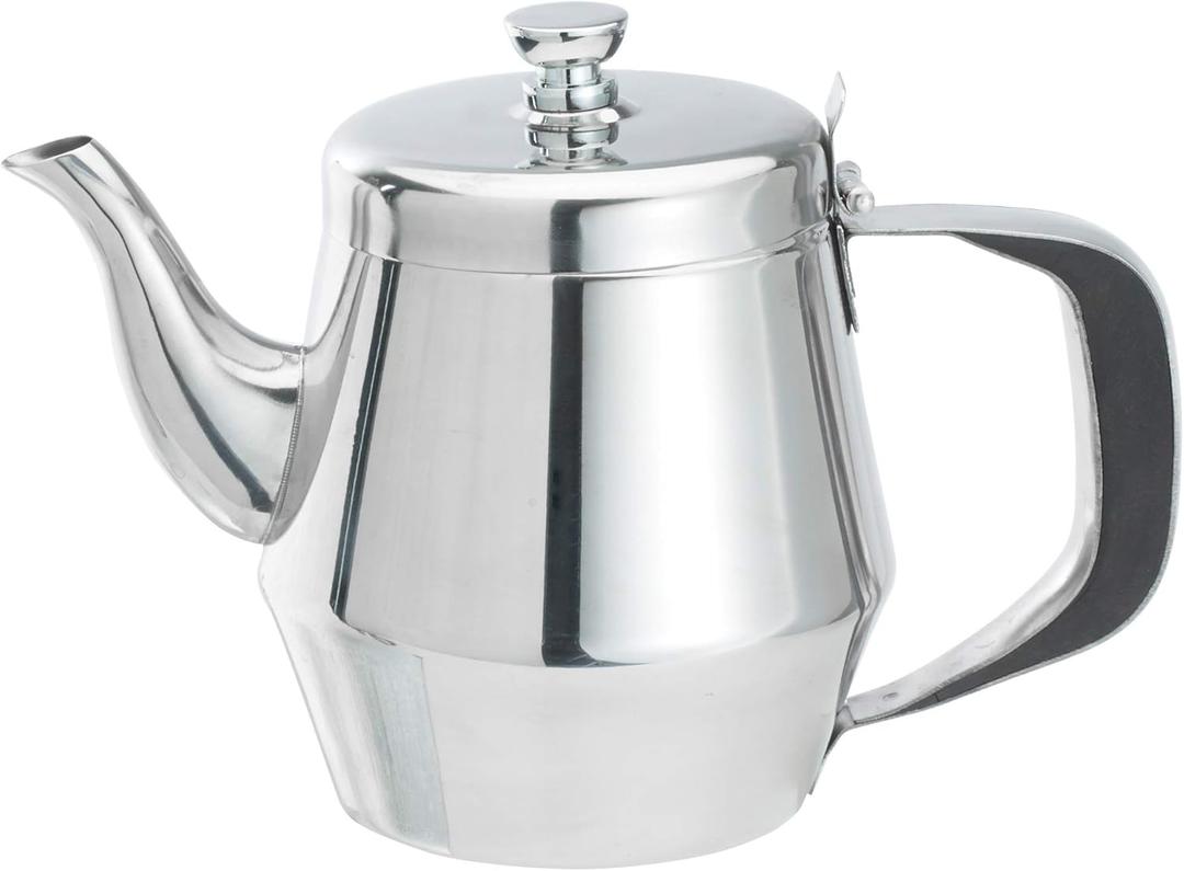 WINCO Gooseneck Teapot, Silver