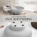 Large Decorative Bowl for Home Decor  Concrete Fruit Bowl for Kitchen Counter | Key Bowl for Entryway Table | Pedestal Bowl for Modern Decor | Coffee Table Centerpiece