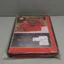 ZOBER Christmas Light Storage Reels - Christmas Light Organizer with 4 Plastic Wheels - Fits 200 Mini Lights Per Spool, Lights Storage - Strong & Durable Material - Stitched Reinforced Handles - Red