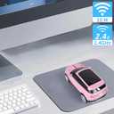 elec Space Wireless Mouse Car Computer Mouse for PC Laptop (Milk Tea Pink)