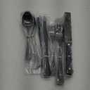 24-Piece Black Silverware Set with Steak Knives, Black Flatware Set for 4, Food-Grade Stainless Steel Tableware Cutlery Set, Mirror Finished Utensil Sets for Home Restaurant