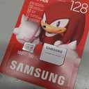 Samsung PRO Plus Sonic The Hedgehog + Adapter, 128GB microSDXC, Up-to 180MB/s, Full HD & 4K UHD, UHS-I, C10, U3, V30, A2, for Nintendo-Switch, Steam Deck, GoPRO, DJI Drone, Tablets (MB-MD128SA/LC1)