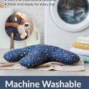 X Shape Travel Pillow  Neck & Head Support Cushion for Airplane, Car, Train & Office  Comfortable Travel Neck Pillow for Sleeping  Compact Portable Neck Pillow for Adults & Kids