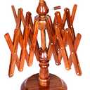 Antique Vintage Wooden Yarn Winder for Knitting and Crocheting Wool Yarn String and Fiber Ball Winder by Sunrise Wood Store (Rose Wood Swift)