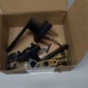 Kwikset Casey Interior Privacy Door Handle with Lock, Door Lever For Bathroom and Bedroom, Matte Black Reversible Keyless Turn Lock, with Microban Protection (1 Pack)