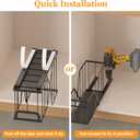 2 Pack Pull Out Cabinet Organizer for Cutting Board, Baking Sheet, Cookie Sheet, Sliding Rack for Bakeware & Trays, for Narrow Cabinet Space
