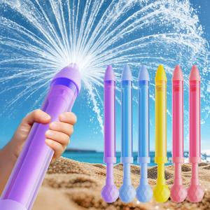 6 Pack Water Gun Wide Spray Water Squirt Gun for Kids Adults, Sparkle Burst Spray Gun Bulk for Kids Ages 4-12, Water Shooters for Pool Toy Swimming Beach Backyard Outdoor Party Favors