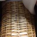 Wedding Stick Umbrellas Bulk, 40 Inch Large Canopy Umbrellas with Woven Rattan Basket Windproof Rainproof