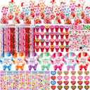 268 pcs Valentines Day Gifts for Kids Girls Boys Toddlers Classroom Valentines Goodie Bags Stuffers Valentine Gift for Kids Valentines Classroom Party Favors Prizes From Teacher