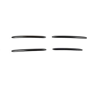 Car Door Handle Stripe Cover Compatible with BMW 5 Series F10,GT F07 2011-2017,Black Exterior Door Pull Handle Protector Cover Molding Trim Accessories ABS 2PCS (Glossy Black)