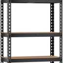 BestOffice 5 Tier Storage Shelves Adjustable Garage Shelves 15.7" D x 35.4" W x 72" H Heavy Duty Garage Shelving with Premium Materials MDF Boards for Kitchen Basement Warehouse Pantry, 36"w X 16"d X 72"h