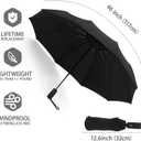 Windproof Travel Umbrella - Automatic, Compact, Windproof
