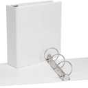 Staples 3-Ring Binder, 3 Inch Round-Ring Organizer for Home, Office, School, Holds up to 460-Sheets, White