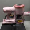 BUTY BULU Cordless Stick Vacuum Cleaner, 30KPa Handheld Rechargeable Battery Lightweight Small Pink Vac Electirc Broom, 40Mins Runtime for Home Hard Floor Carpet Pet Hair Cleaning, LED Screen