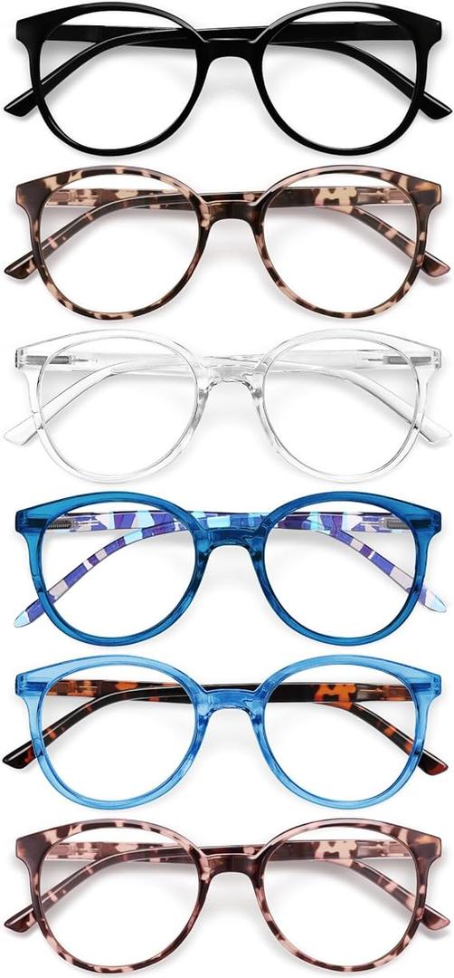 GIBLOGO Reading Glasses for Women/Men Eye Glasses Blue Light Reading Glasses Cheaters Eyeglasses, 