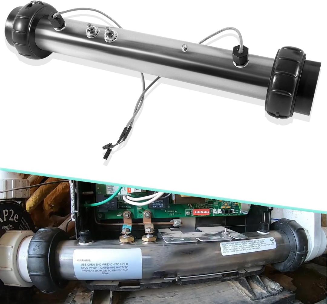 58083 Heater Tube Assembly 5.5KW, 220V with Dual Sensors Replacement for Balboa 25-175-1010 M7 VS Spa Hot Tub Heater Element, Alternative to # 26-58083-7S-KS, 26-0807-7S-KS etc