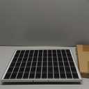 SUNER POWER 24V 20W Solar Battery Trickle Charger Maintainer, Built-in Smart MPPT Charge Controller, Adjustable Mount Bracket, Waterproof 20 Watt Solar Panel for 24Volt AGM, Lead-Acid, Lifepo4 Battery