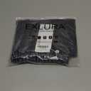 EXLURA Women's Mini Denim Skirt High Waisted Stretchy Jean Skirts with Slit Trendy Casual Slim Fit Short Skirts (Grey) L