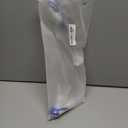 Aegend Diving Dry Snorkel for Adult & Youth - Snorkeling Gear with Top Dry Valve, Perfect for Snorkeling, Freediving, Swimming and Scuba Diving (Clear Blue)