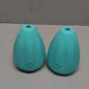 Chew King by Mammoth Premium Treat Dispensing Dog Toy, Durable Natural Rubber Chew Toy, Safety Air Vent, Interactive Enrichment Toy for Aggressive Chewers, XL Pack of 2- Teal