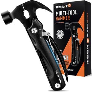 Hinshark Gifts for Men Him Dad, Multi Tool Camping Accessories, Valentines Gifts for Him, Birthday Gadgets Mens Gifts for Dad, Mens Valentines Gifts, Easter Gifts for Adults, Father's Day Gifts