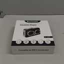 Dual Speaker Pure Stereo &Auto Reverse Cassette Player，Portable Cassette to MP3 Converter via USB,Cassette Tape Player with Dual Power Options,Built in 3.5mm Headphone Jack,Support U Disk, USB Card