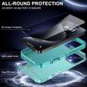 Magnetic for iPhone Air Case [Compatible with MagSafe] [Shockproof] [Heavy Duty Protection] Pocket-Friendly & Tough Non-Slip Protective Phone Cover for iPhone Air 6.5", Mint Green